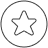 rating star circle icon